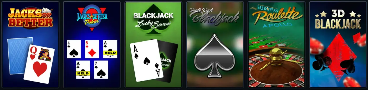 Tischspiele bei Glorion Casino